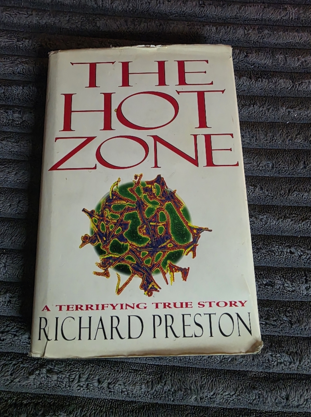 ​The Hot Zone by Richard Preston (1994, Hardcover) 1st Edition True Story Ebola